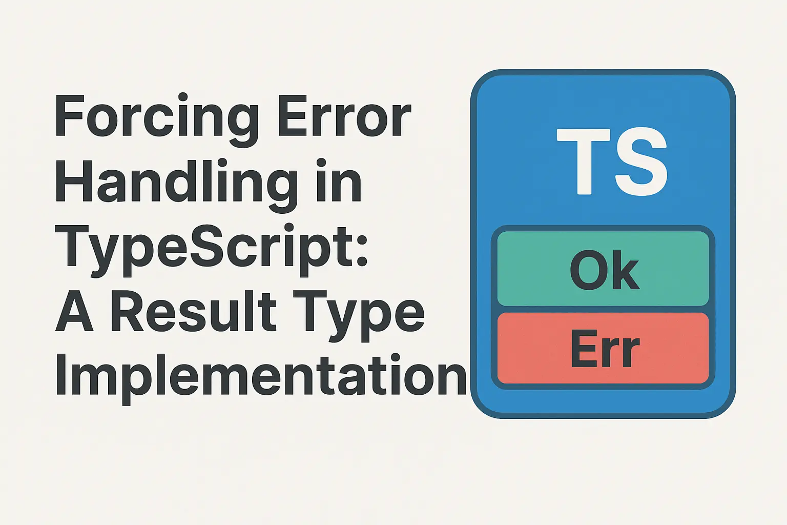 image from Forcing Error Handling in TypeScript: A Result Type Implementation